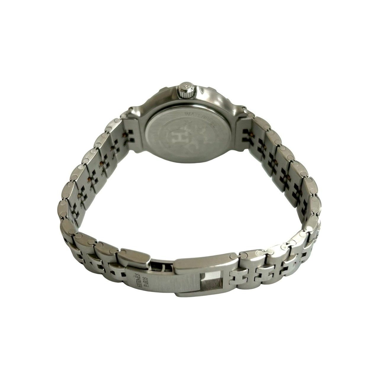 稼働品 極 美品 袋付き HERMES エルメス キャプテン ニモ ステンレス