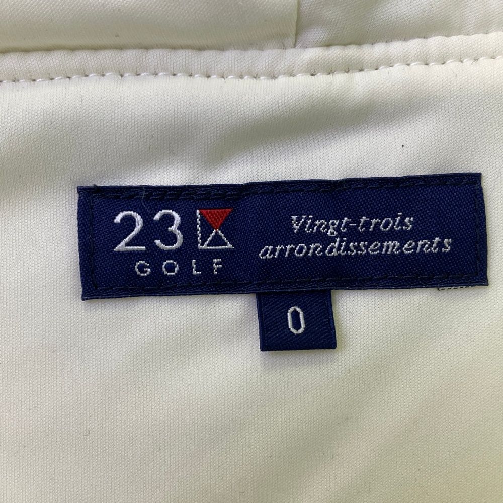 サイズ：0 23区GOLF ニジュウサンクゴルフ フード付 ボア ジップベスト