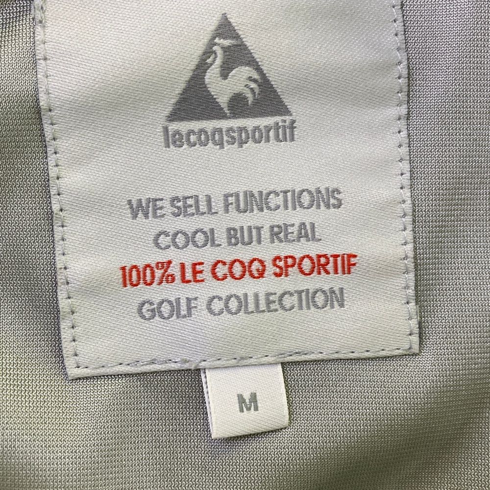 サイズ：M LE COQ GOLF ルコックゴルフ 中綿切替 ニット ジップ