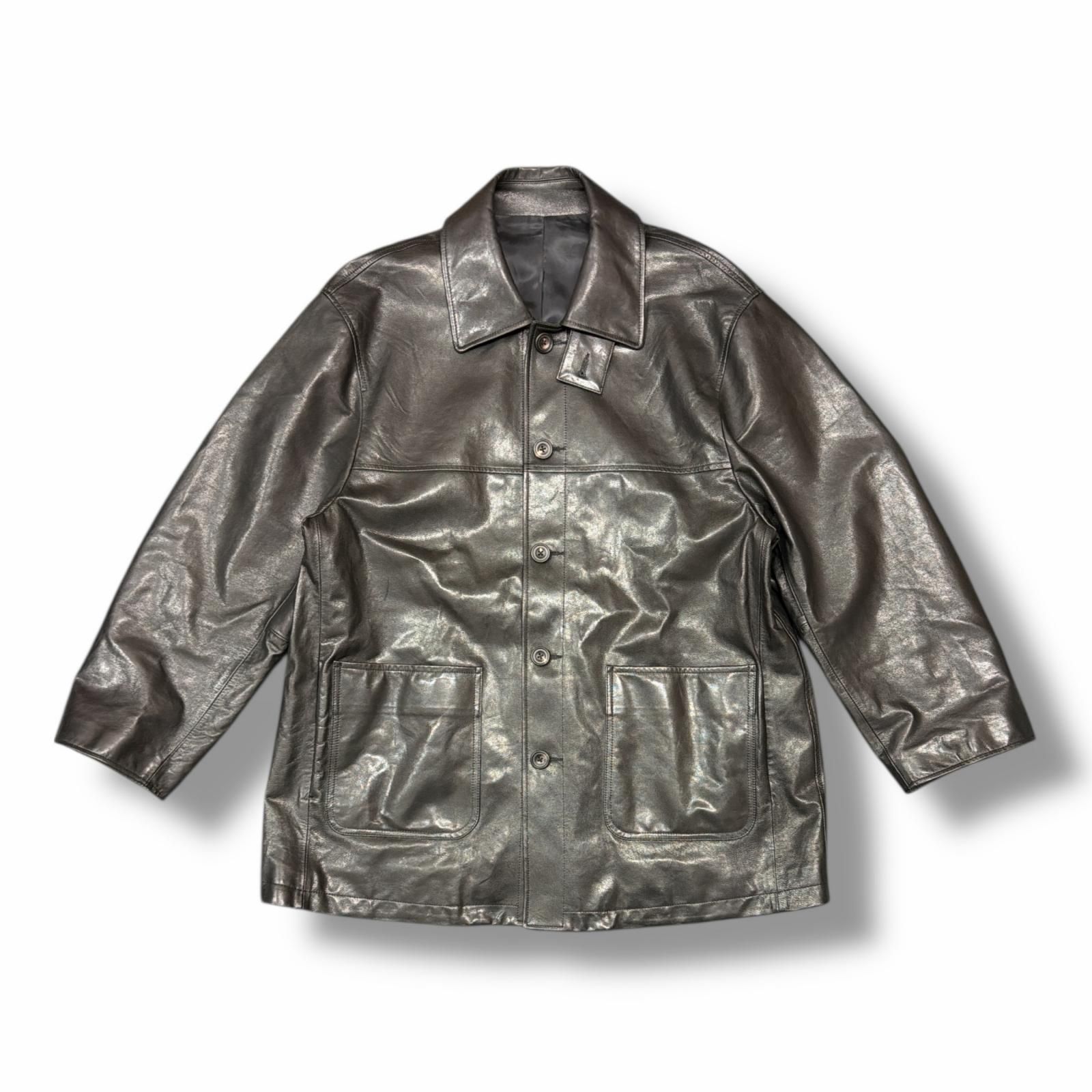 参考上代143000円 stein(ssstein) 25SS LEATHER CAR JACKET レザーカー 