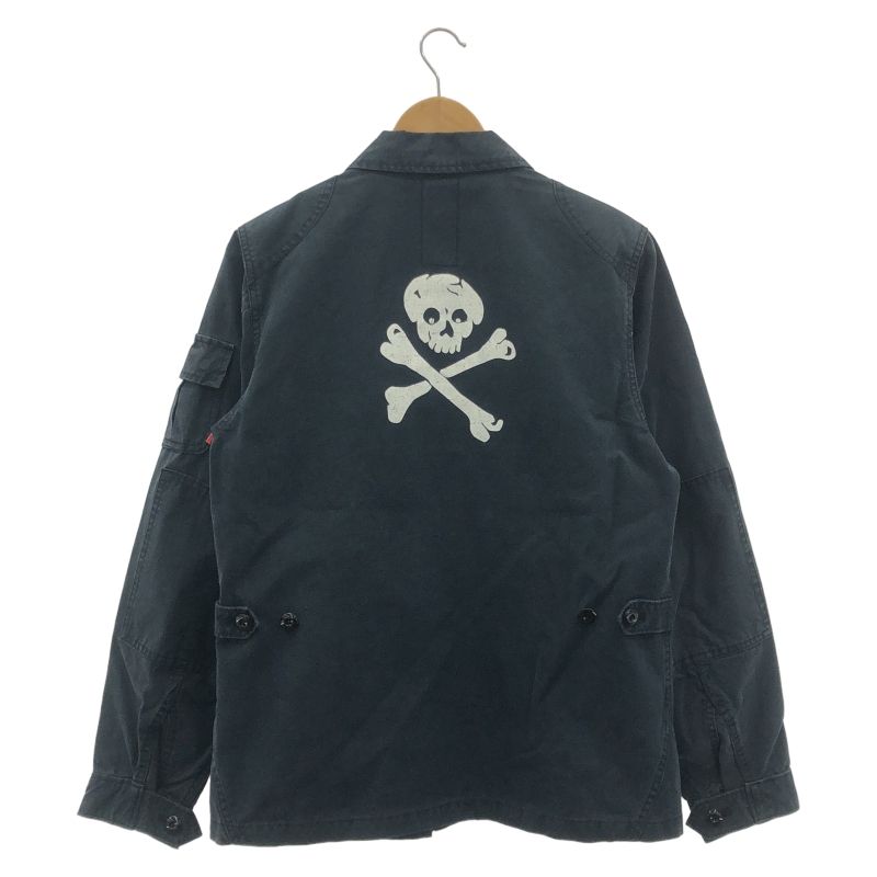 wtaps ジャングルファティーグ ジャケット スカル クロスボーン ブラック 中古】WTAPS クロスボーンスカル ファティーグ ミリタリージャケット