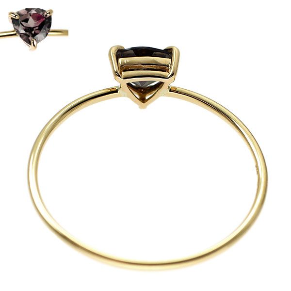 メルカリ市SALE　K18YG カラーチェンジガーネット 9.5号 メルカリ市SALE K18YG カラーチェンジガーネット 9.5号