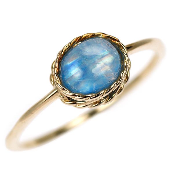 ノジェス K10YG 張り合わせ ラブラドライト リング - メルカリ