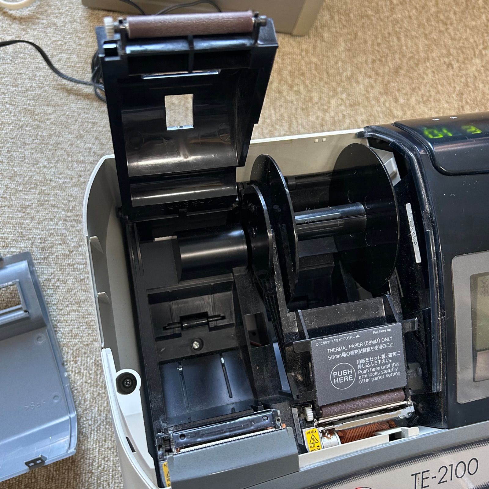 3148）カシオ　レジスターTE-2100 3148）カシオ レジスターTE-2100