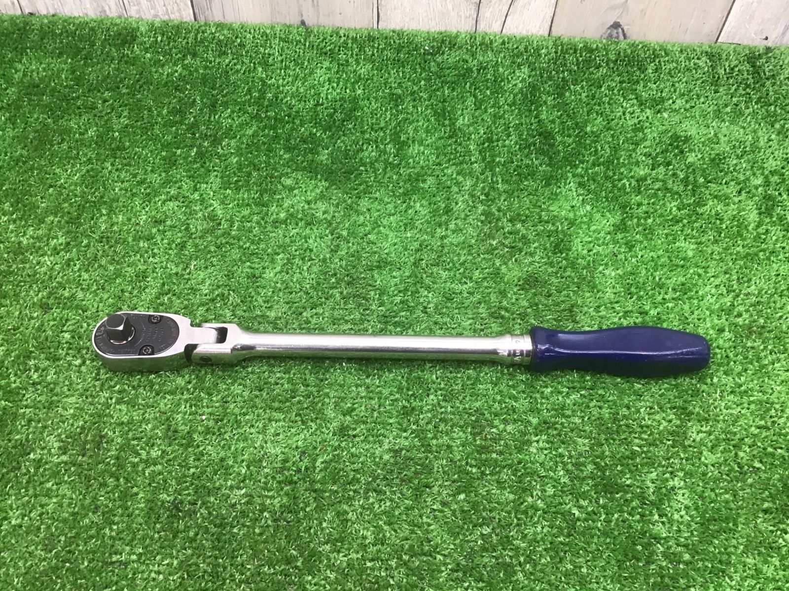 品 Snap on スナップオン 3 8 sq フレックスラチェットハンドル 樹脂グリップ ダークブルー△アクトツー △BRコン