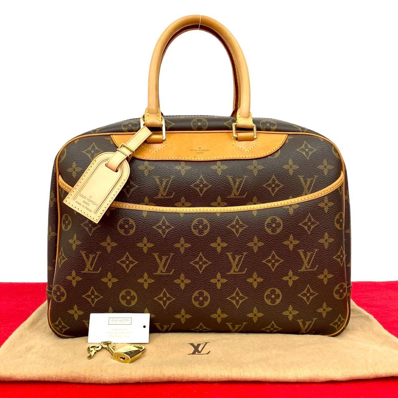 極 美品 袋付 LOUIS VUITTON ルイヴィトン ヴィンテージ ドーヴィル  