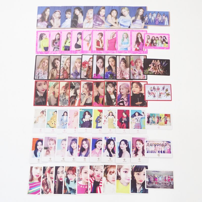 三重店】TWICE トレカ まとめ売り 7種 計70枚セット（トゥワイス/K-POP
