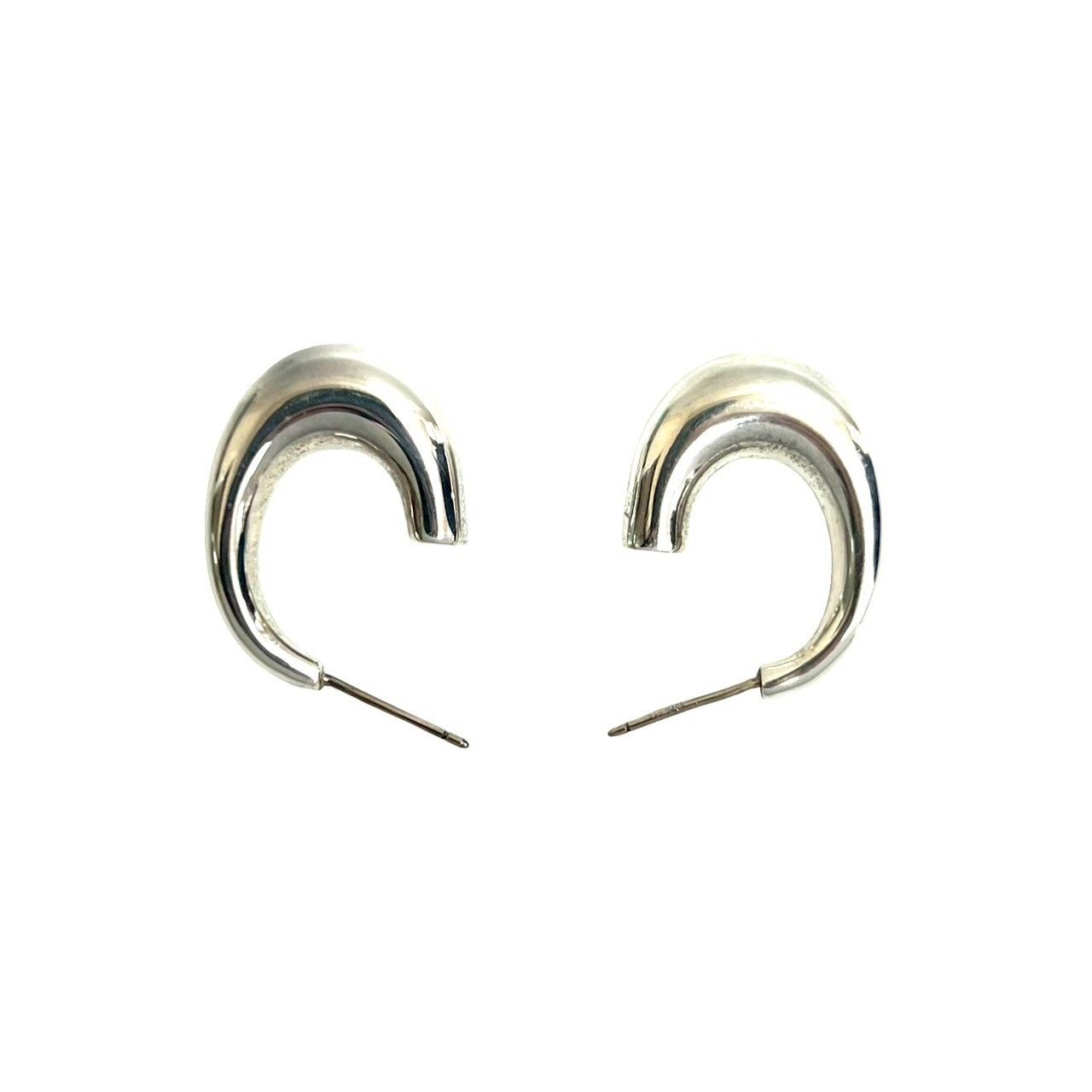 極 美品 希少品 TIFFANY&Co. ティファニー フープピアス シルバー925