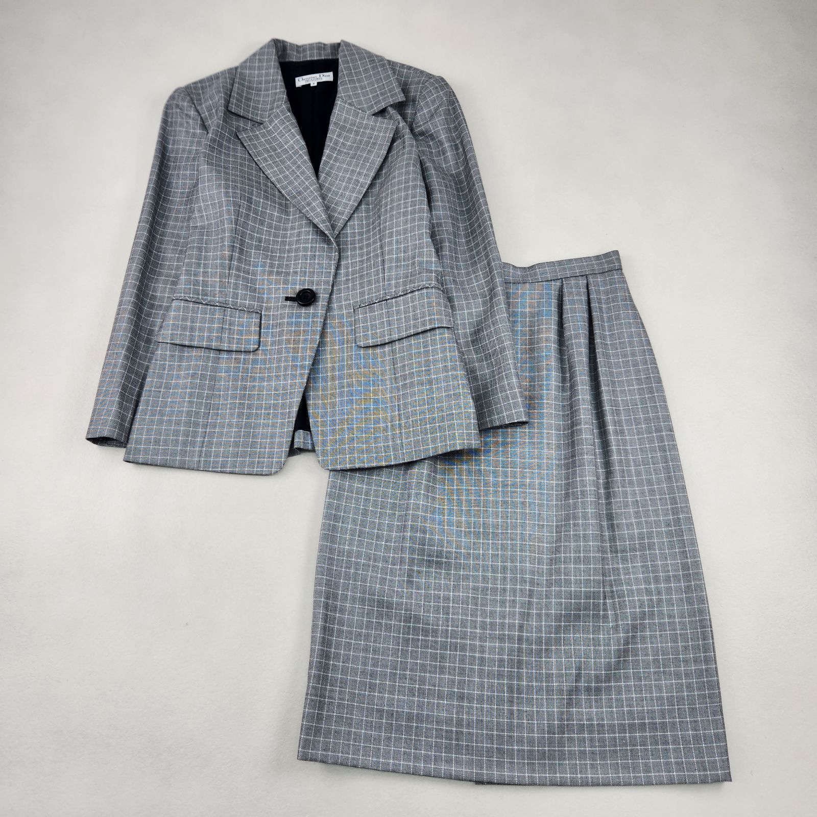 Christian Dior スーツセットアップ ディオール グレンチェック