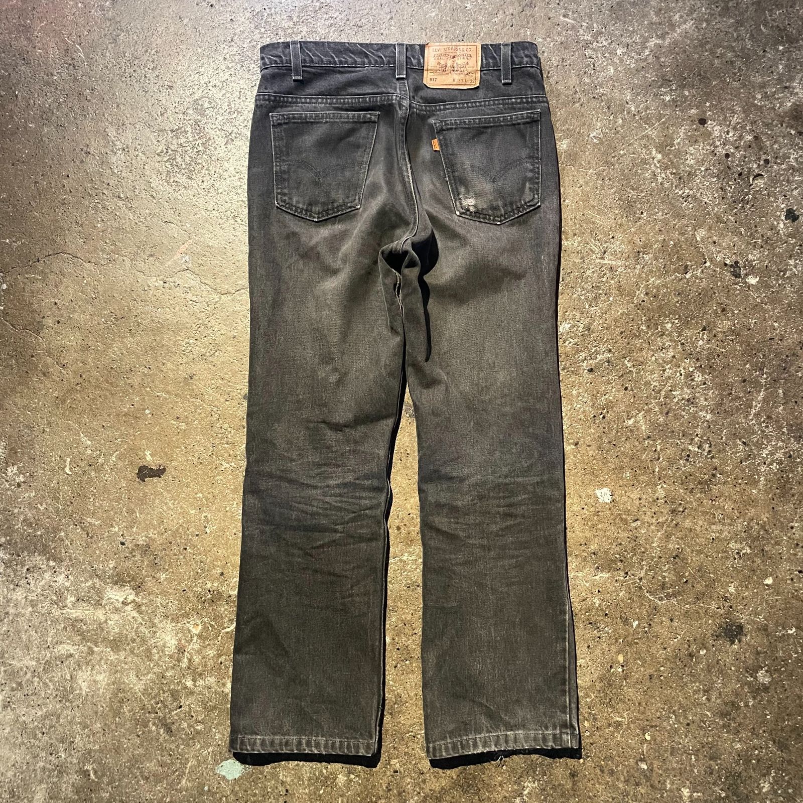 LEVI'S 90s 517 オレンジタブ USA製 ブーツカット デニム パンツ