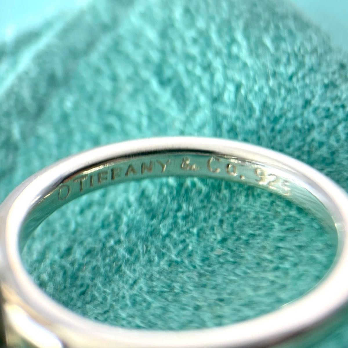 ティファニー 美品 11号 オープンフラワー リング シルバー YT1fe