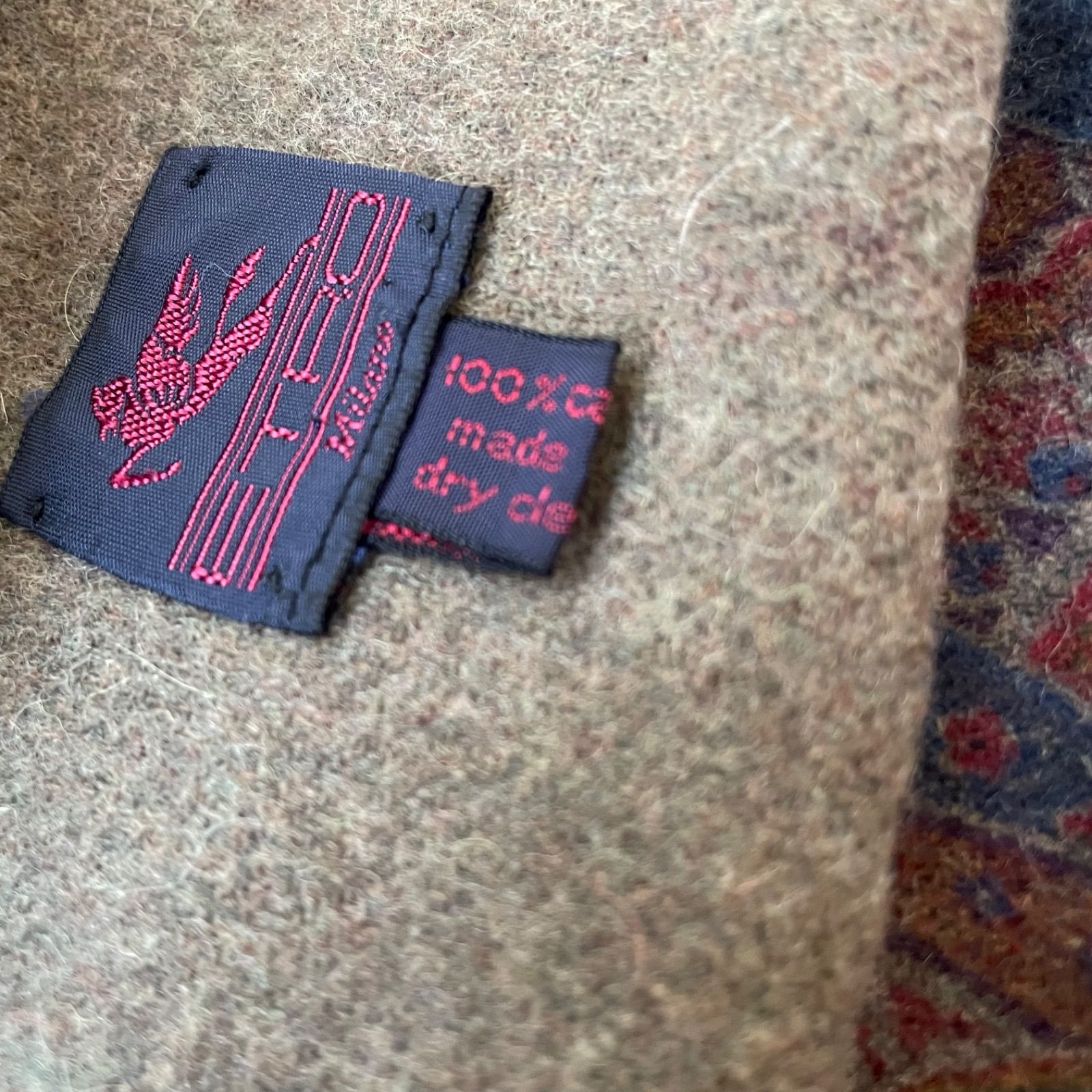 ETRO ヴィンテージ カシミヤ100% ストール ショール ETRO エトロ ショール ストール カシミヤ100% ペイズリー柄美品【DD124