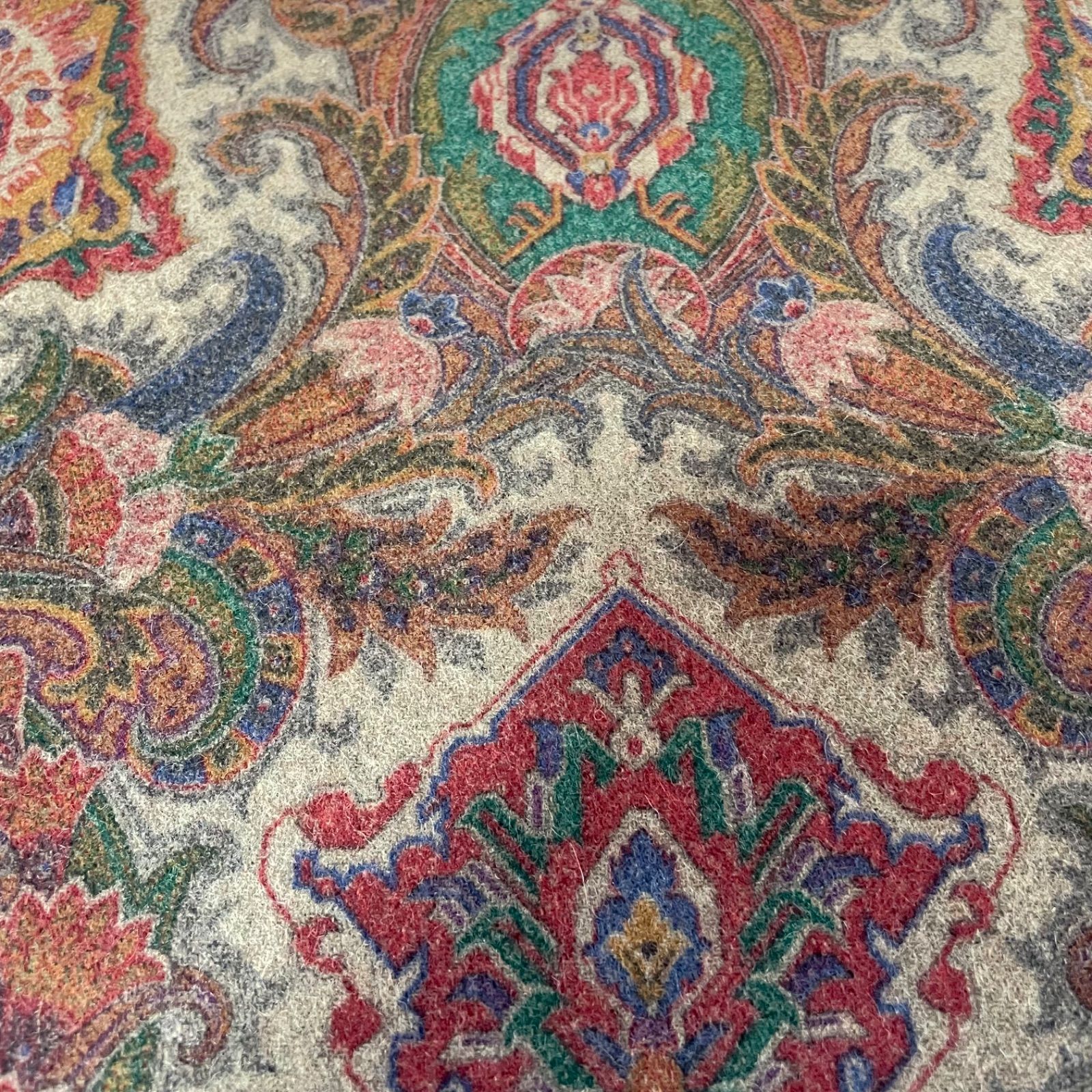 ETRO エトロ ショール ストール カシミヤ100% ペイズリー柄美品【DD124