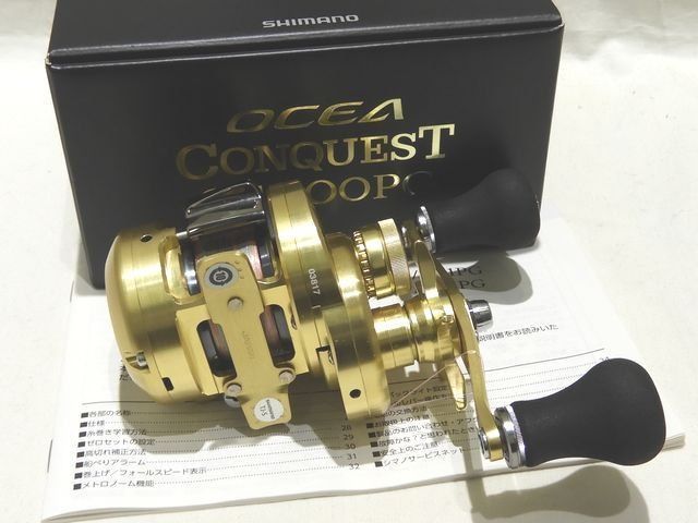 美品 シマノ ベイトリール オシア コンクエスト CT 200PG ◇ 右利き
