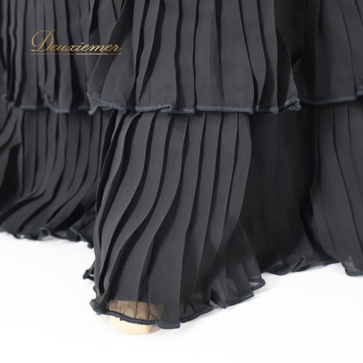【美品 フラメンコ衣装】ブラック ファルダ スカート ボランテ 黒 無地 フリル フラメンコ 衣装 ファルダ スカート ブラック系 黒 無地 シンプル ハイ