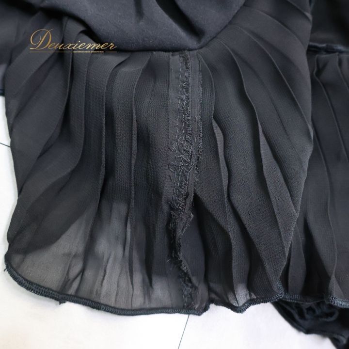 フラメンコ 衣装 ファルダ スカート ブラック系 黒 無地 シンプル ハイ