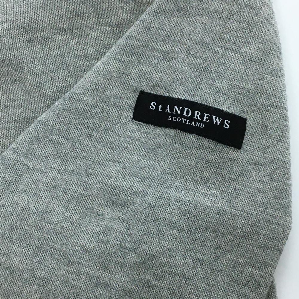 超美品】セントアンドリュース セーター 杢グレー フロントロゴ