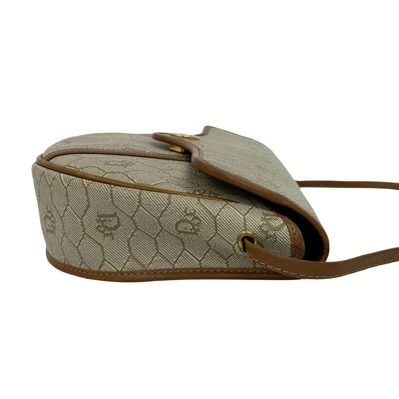 Thrift Dior レザー　ハンドバッグ　ブラウン　ヴィンテージ Amazon | [Dior] (クリスチャンディオール) Christian ヴィンテージ