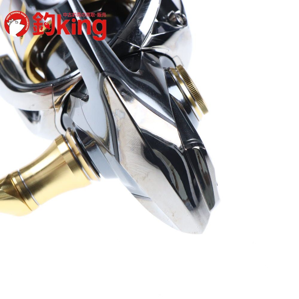 中古/美品】 シマノ 14 ステラ 3000HGM 夢屋アルミラウンドノブ付