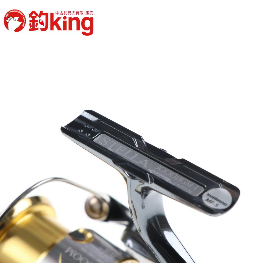 中古/美品】 シマノ 14 ステラ 3000HGM 夢屋アルミラウンドノブ付