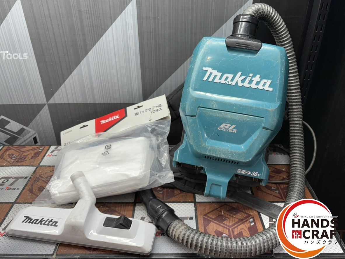 〇マキタ Makita VC260 充電式背負クリーナー 紙パック10枚付き 〇マキタ Makita VC260 充電式背負クリーナー 紙パック10枚付き