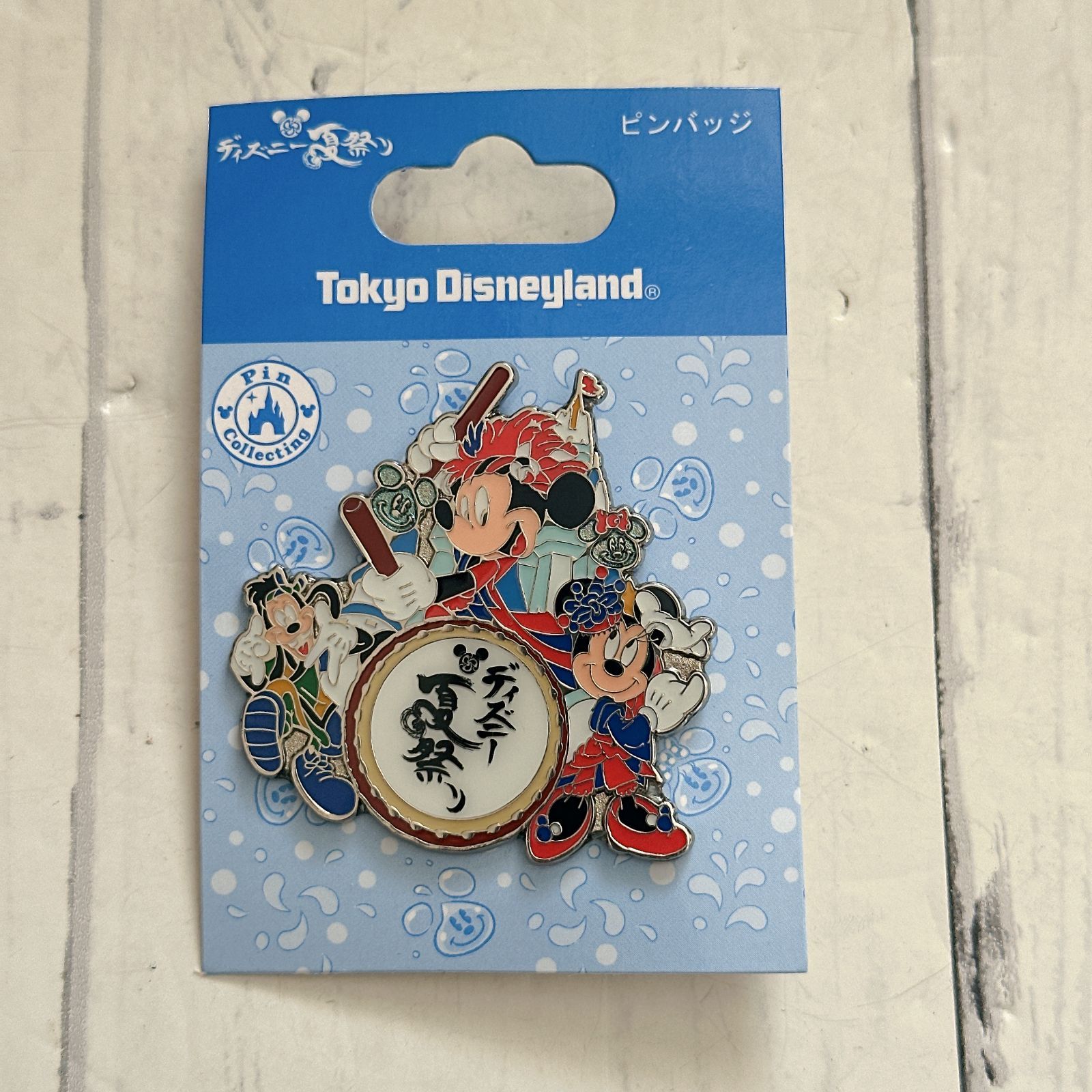 ディズニー夏祭り ミッキーマウス ミニーマウス 和太鼓：ディズニー