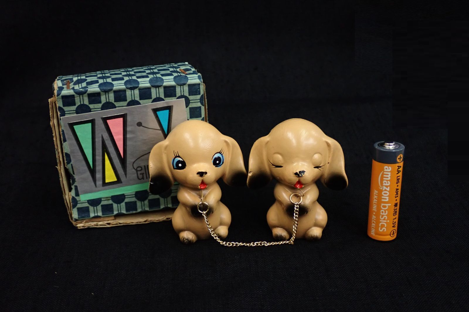 昭和レトロ　わんちゃん　犬　レトロポップ　小物入れ　ボックス　希少 昭和レトロ わんちゃん 犬 レトロポップ 小物入れ ボックス 希少 昭和