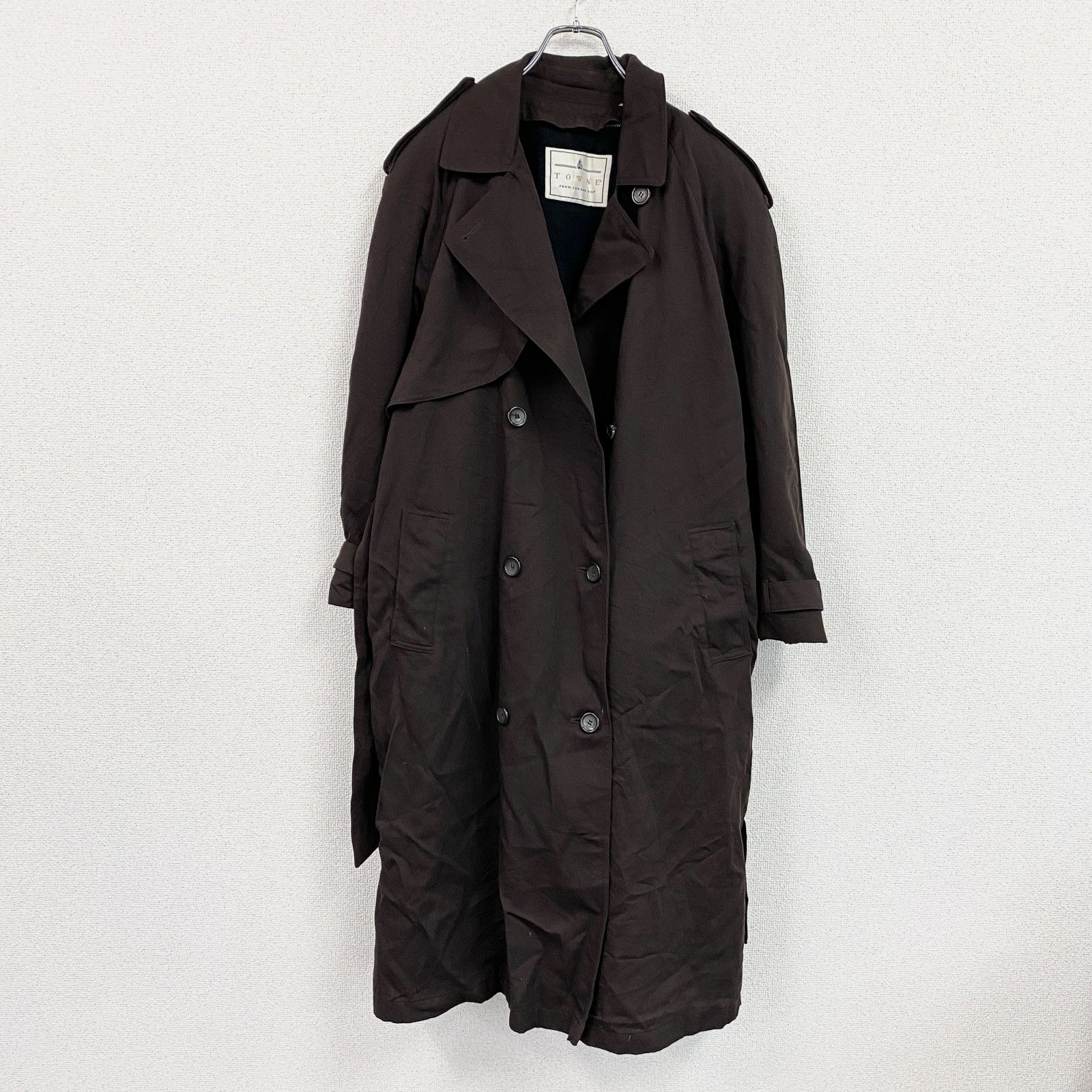 古着 used TOWNE LONDON FOG ロンドンフォグ ダブルトレンチコート