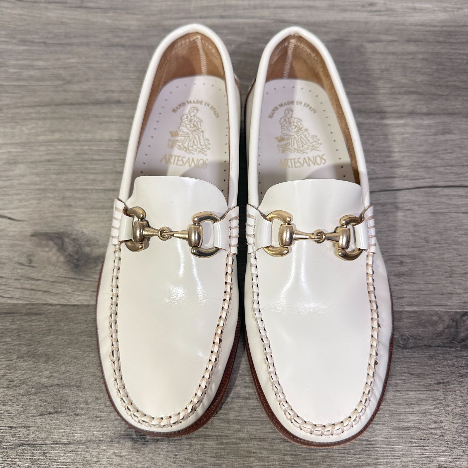 ARTESANOS ホワイト ビットローファー ARTESANOS（アルテサノス） ローファー 「ARTESANOS/アルテサノス