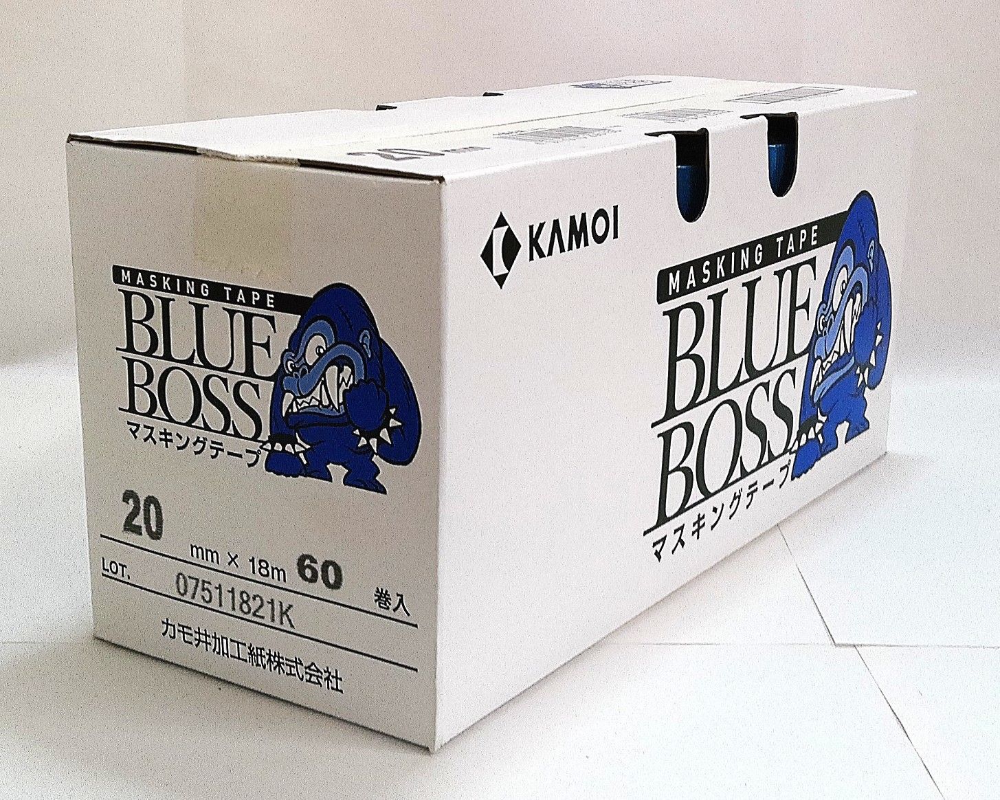 カモ井ブルーボスマスキングテープ60㎜６箱 カモイ 車両用マスキングテープ BLUE BOSS ブルーボス シリーズ販売中