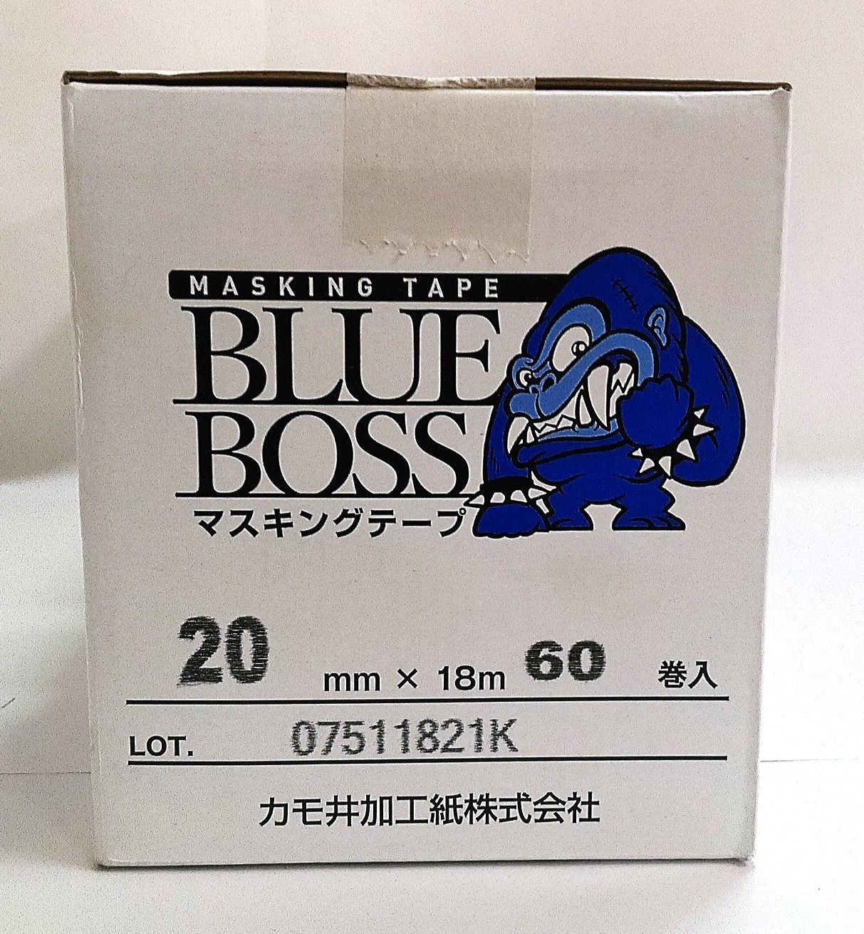 リMVR[宅80]0706 カモ井 車両塗装用マスキングテープ BLUEBOSS 20mm