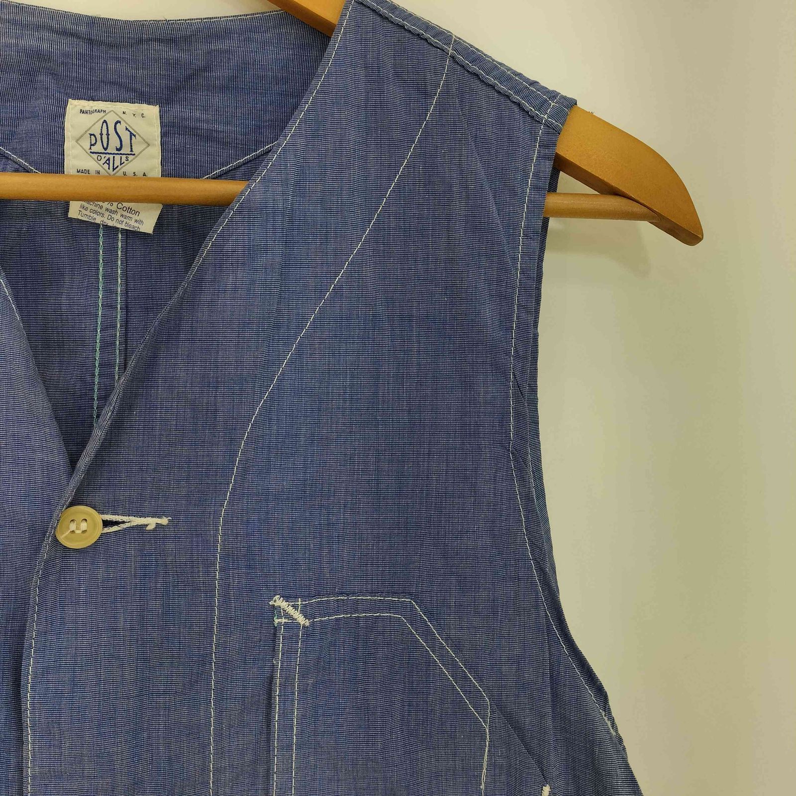 ポストオーバーオールズ POST OVERALLS 90s USA製 初期タグ コットン