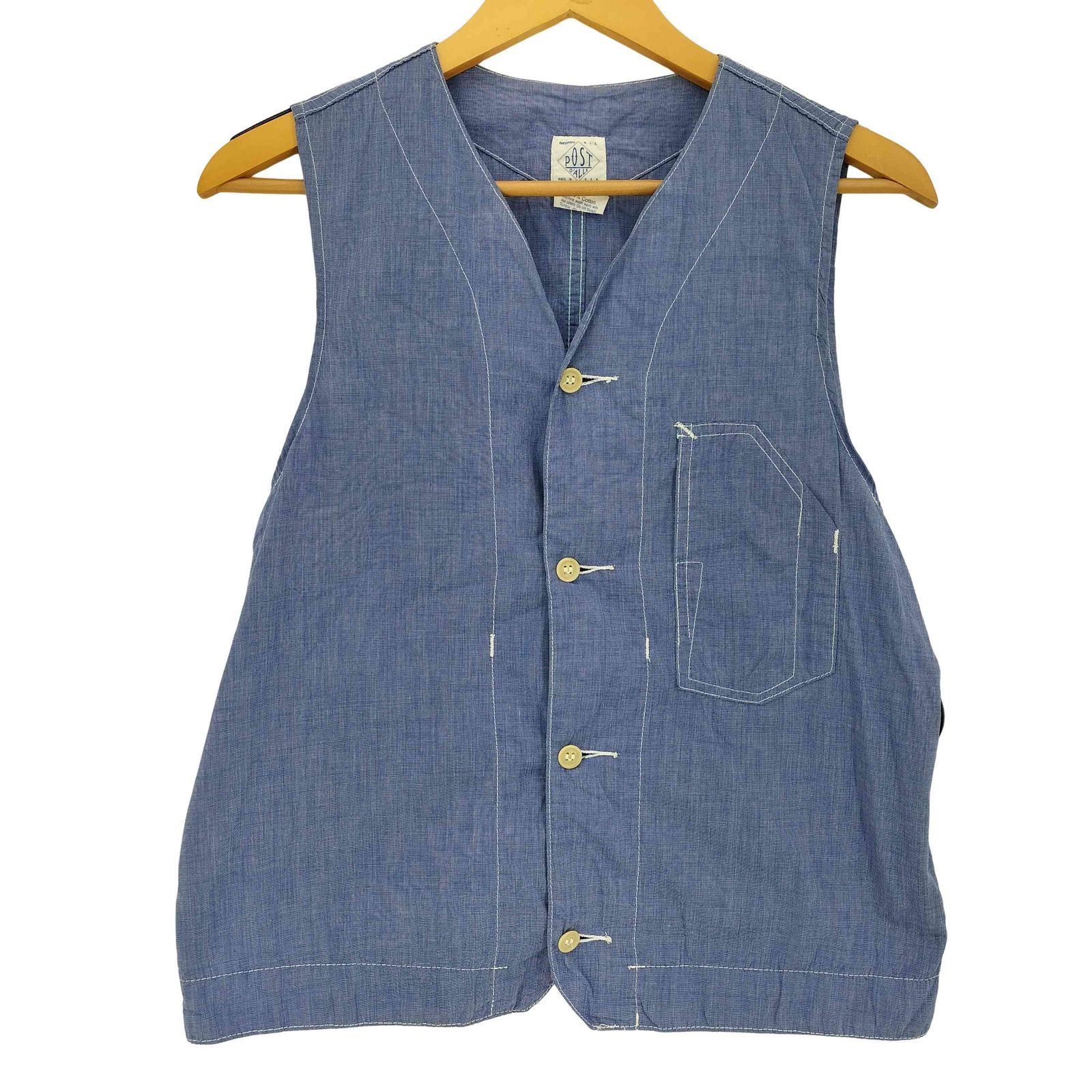 ポストオーバーオールズ POST OVERALLS 90s USA製 初期タグ コットン