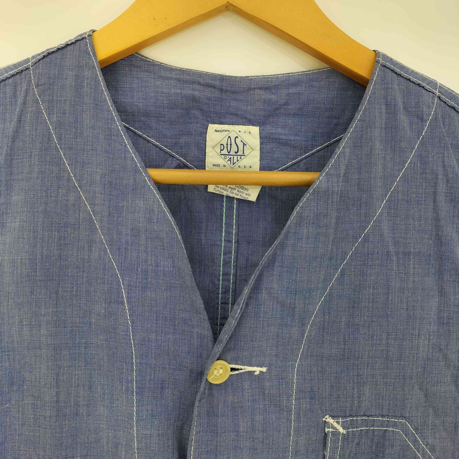 ポストオーバーオールズ POST OVERALLS 90s USA製 初期タグ コットン