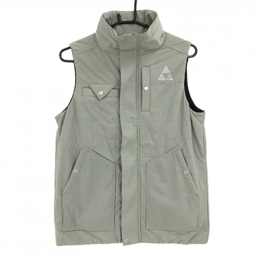 RUFFLOG 中綿ベスト グレー L ゴルフ RUFFLOG（ラフロッグ）の「Utility Fill-in Logo Puffer Vest（ベスト