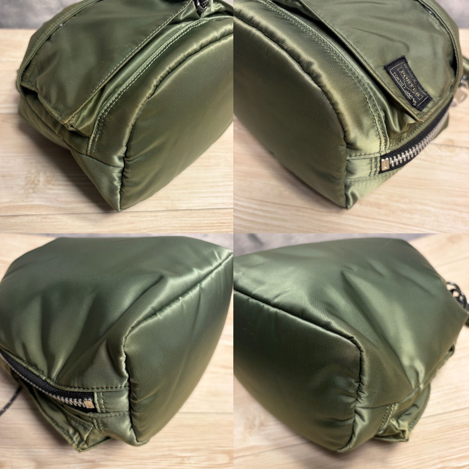 PORTER PX TANKER 2WAY TOOL BAG セージグリーン ショルダー 巾着