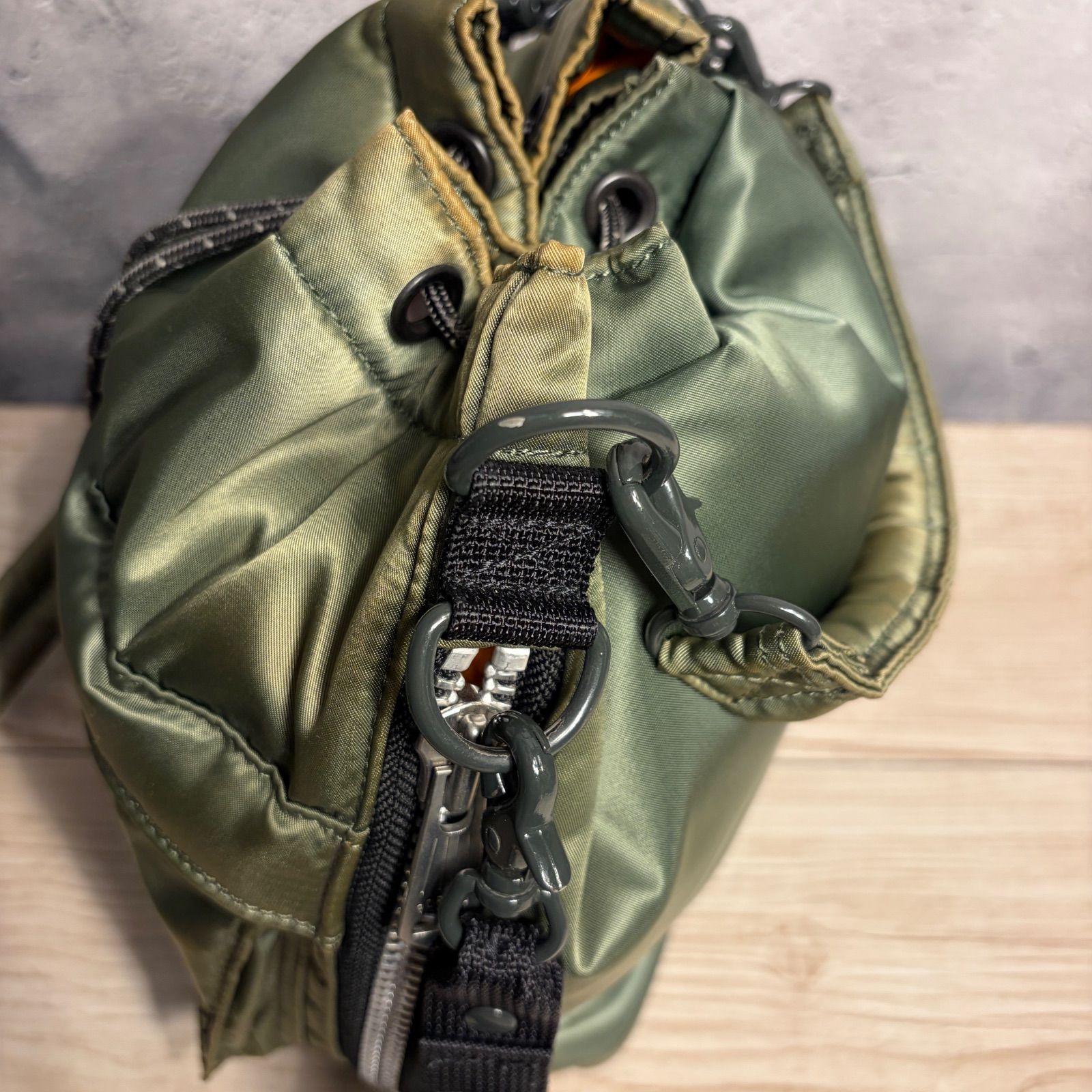 PORTER PX TANKER 2WAY TOOL BAG セージグリーン ショルダー 巾着