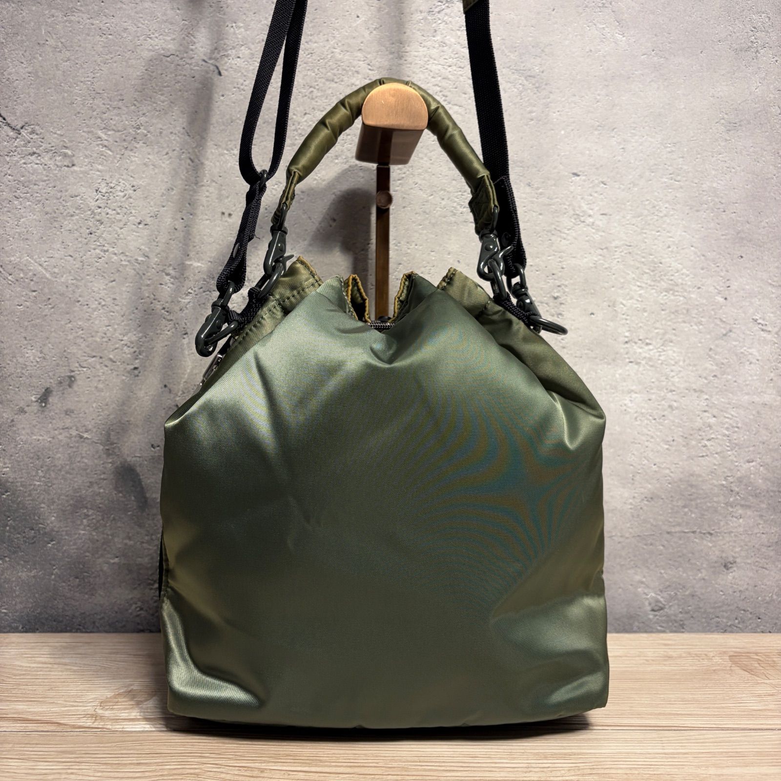 PORTER PX TANKER 2WAY TOOL BAG セージグリーン ショルダー 巾着