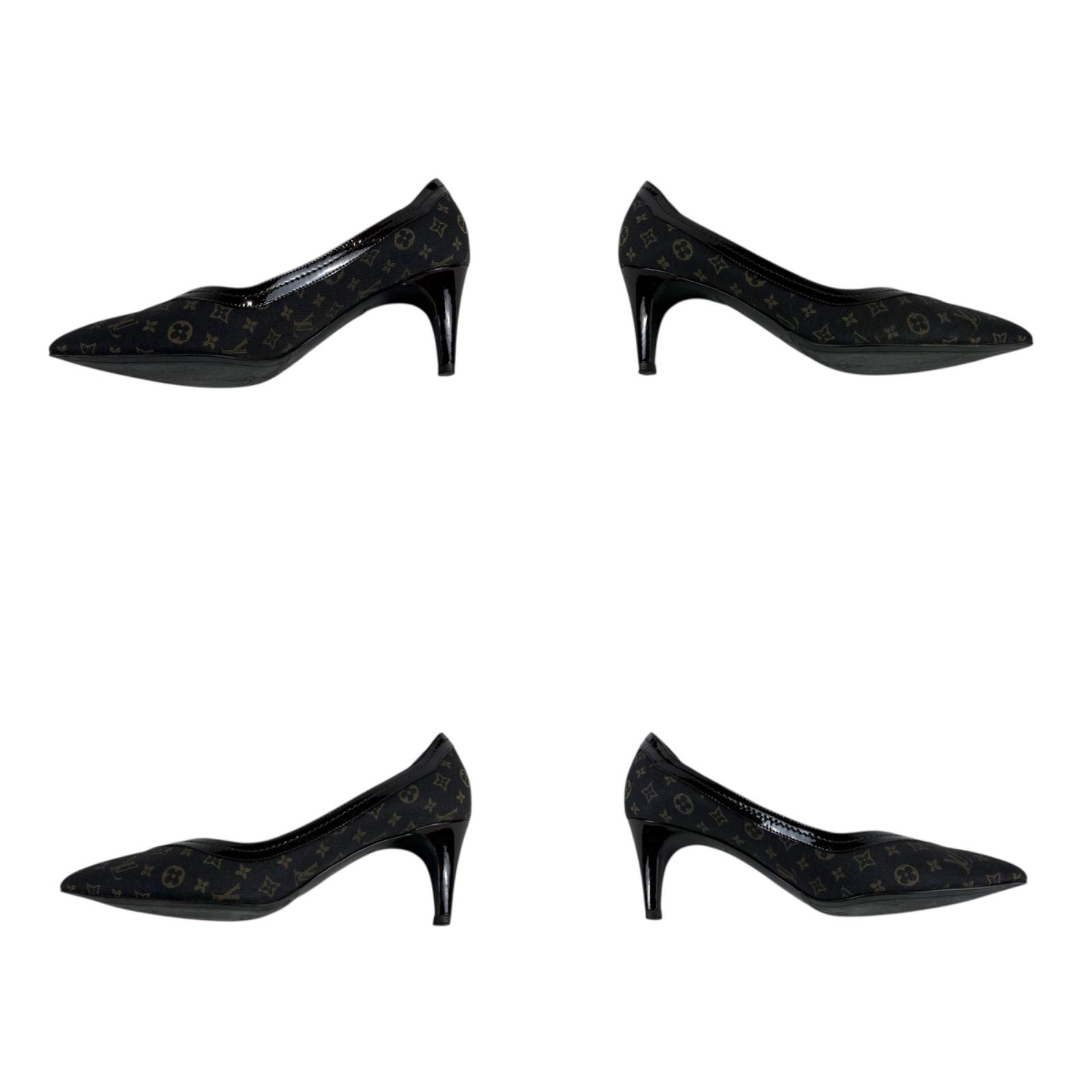 LOUIS VUITTON ルイヴィトン モノグラムミニ ポインテッドトゥ