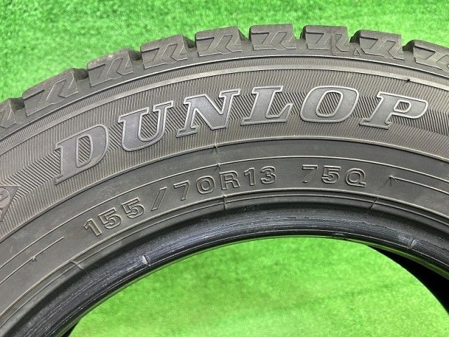 専用75 DUNLOP WM02 155/65R13 2021年製 スタッドレス DUNLOP スタッドレス ダンロップ ウィンターマックスWM02 155/70R13 1