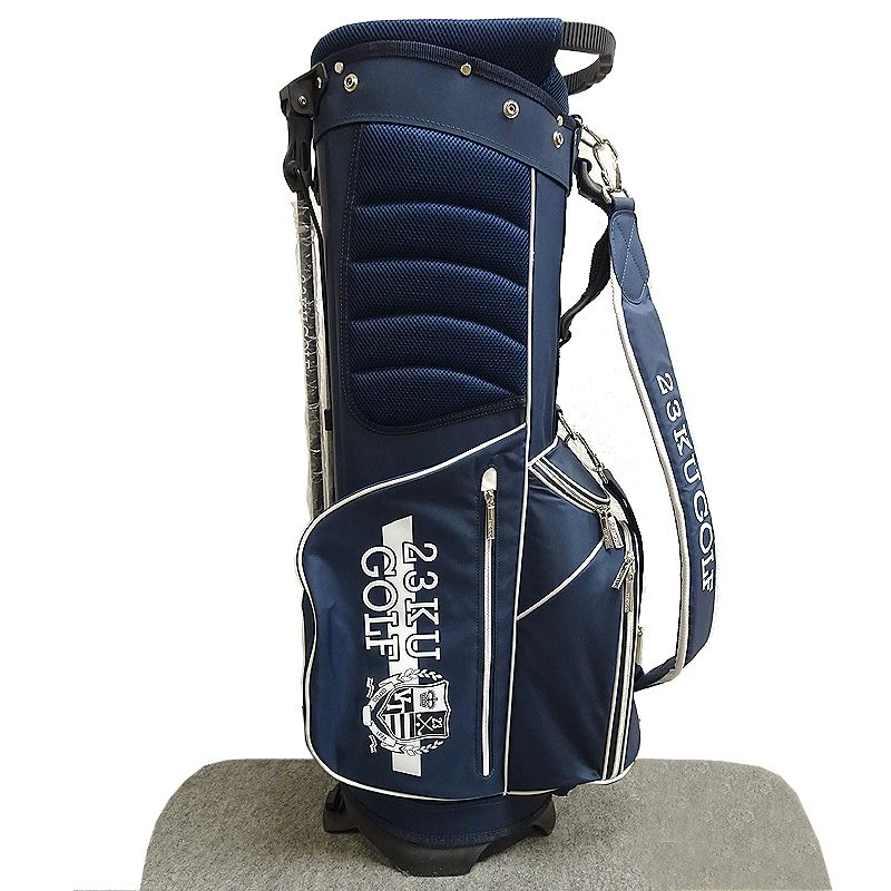 23区GOLF スタンド式 軽量キャディバッグ ネイビー キャディバッグ 23区 ゴルフ スタンド式 軽量キャディバッグ ネイビー