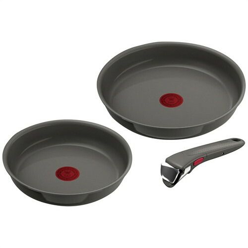 【お取り寄せギフト26A】ティファール インジニオ・ネオ IHセラミックグライド アースグレー セット3 L26693(B4)