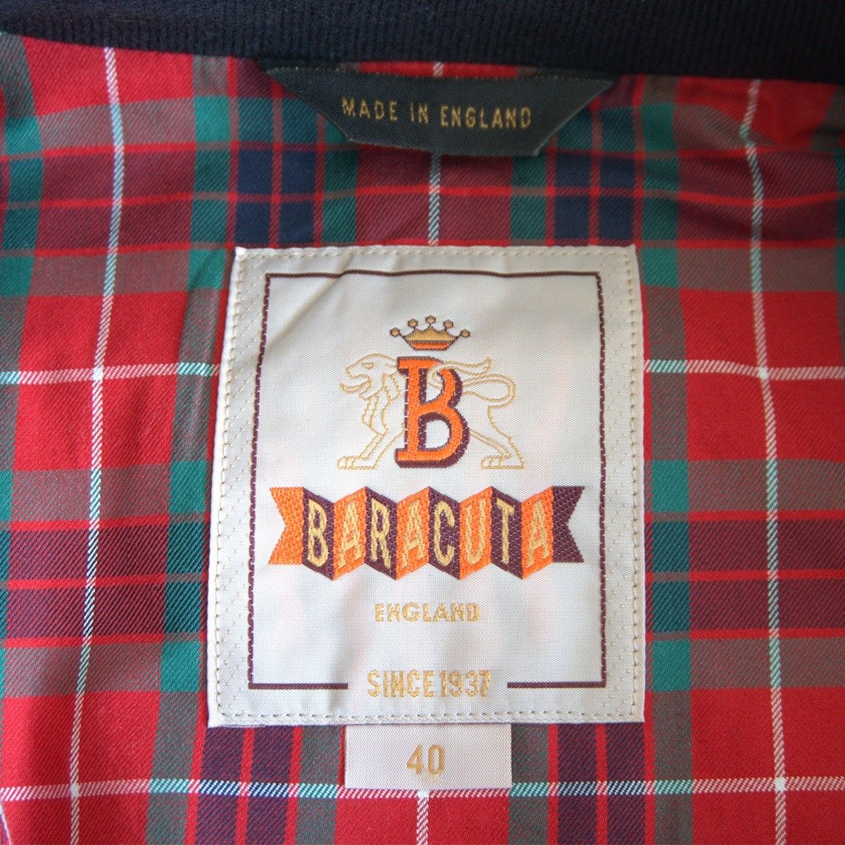 美品】 BARACUTA 【G9 スウィングトップ ハリントンジャケット】 40