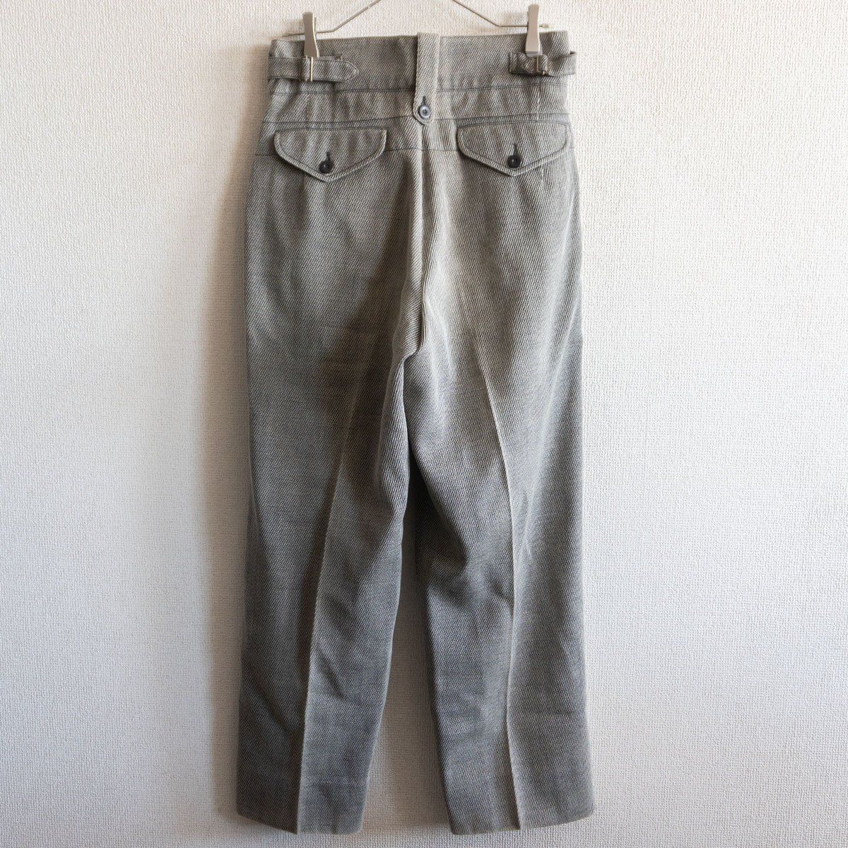 【美品】GIORGIO ARMANI【サイドアジャスター 2タック スラックスパンツ】46 ジョルジオアルマーニ 26010593 美品】GIORGIO ARMANI【サイドアジャスター 2タック スラックスパンツ