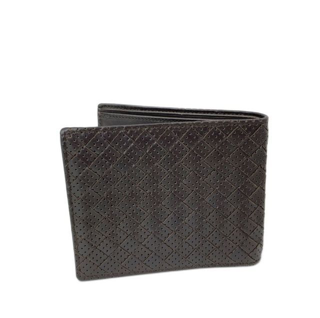 BOTTEGA VENETA イントレチャート パンチング 二つ折り財布 113993