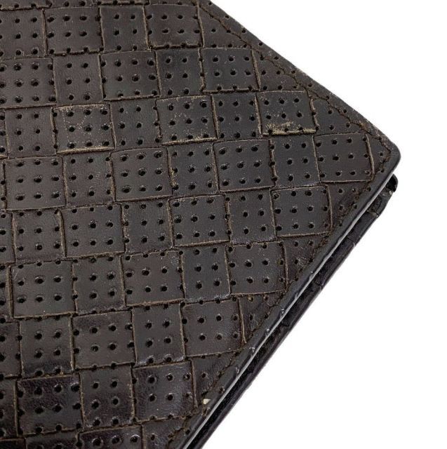 BOTTEGA VENETA イントレチャート パンチング 二つ折り財布 113993