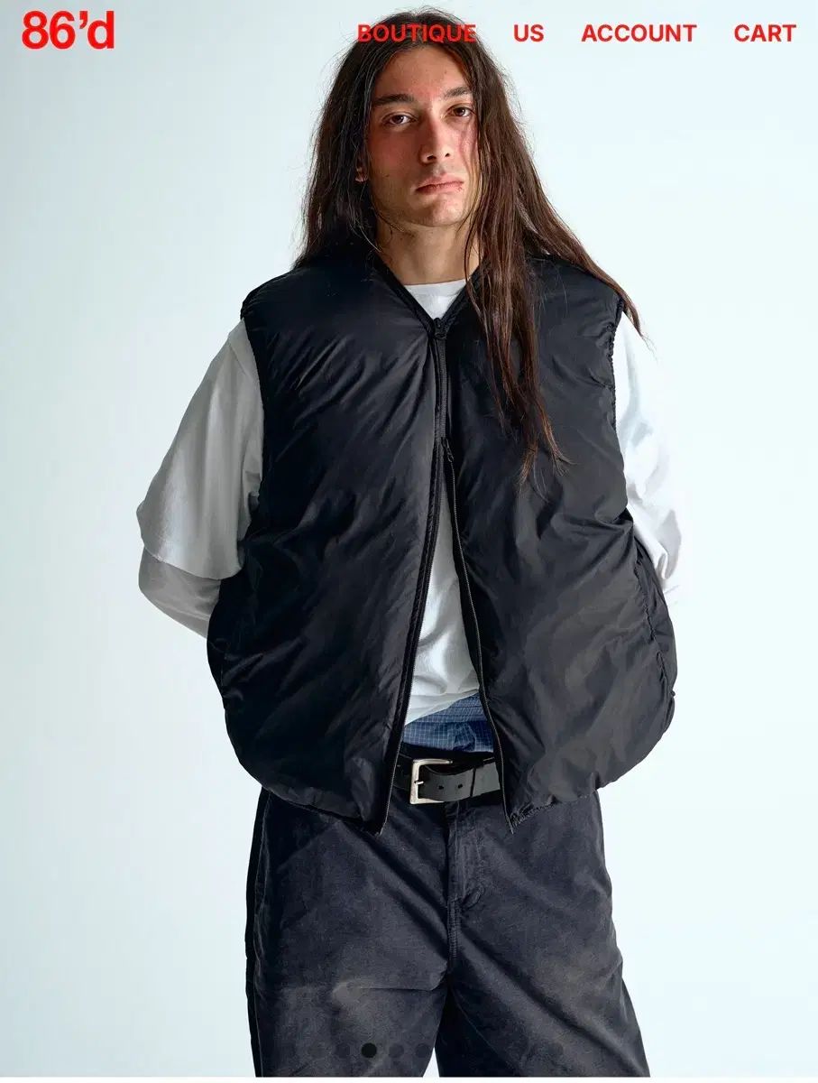 86d ダウン ベスト ブラック M - メルカリ