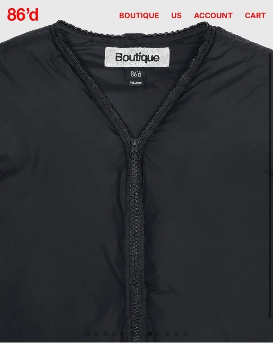 86d ダウン ベスト ブラック M - メルカリ