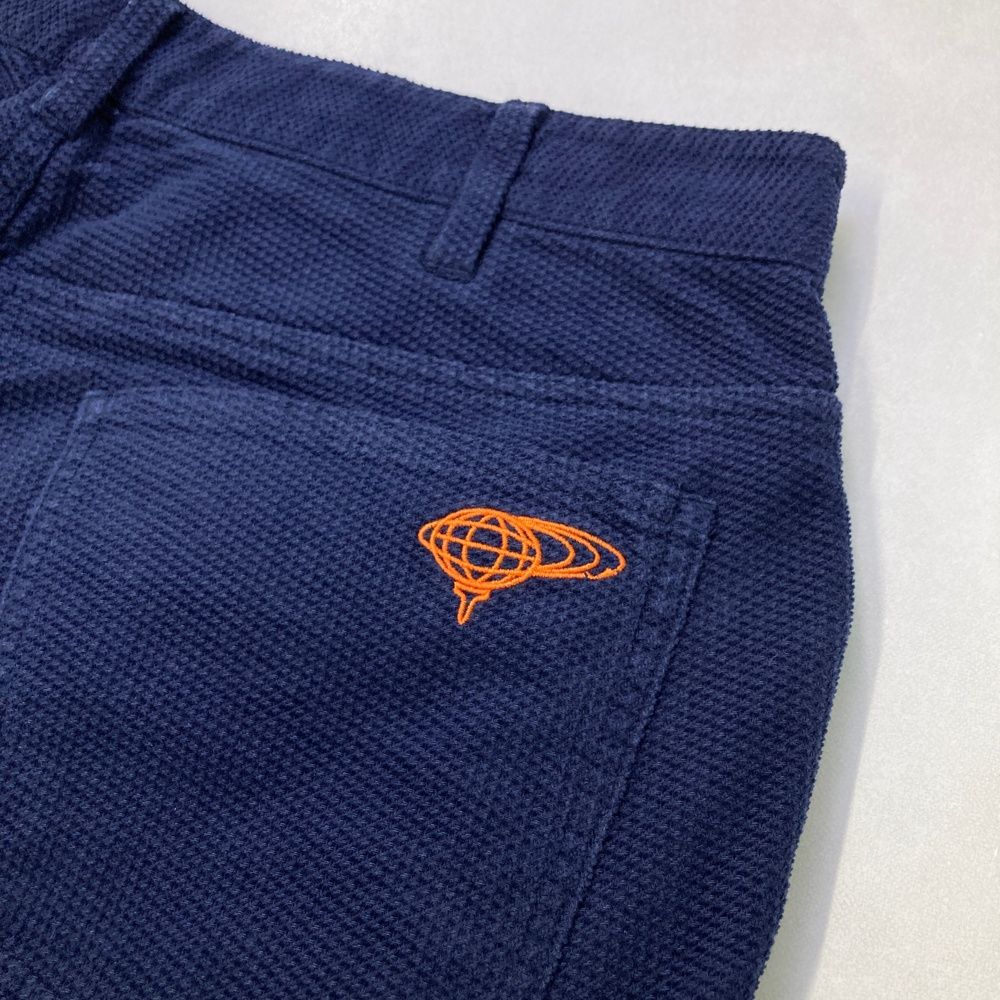 サイズ：L BEAMS GOLF ビームスゴルフ ストレッチパンツ ネイビー系