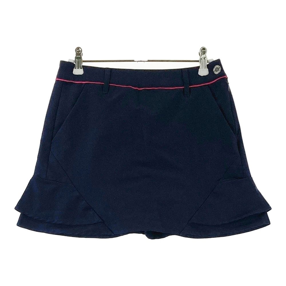 サイズ：S DESCENTE GOLF デサントゴルフ インナー付き 裾フリル切替